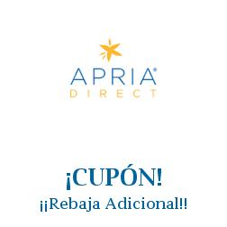 Logo de la tienda ApriaDirect con cupones de descuento