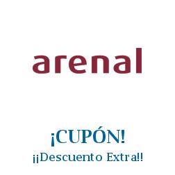 Logo de la tienda Arenal con cupones de descuento