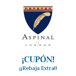 Logo de la tienda Aspinal of London con cupones de descuento