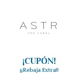 Logo de la tienda ASTR The Label con cupones de descuento