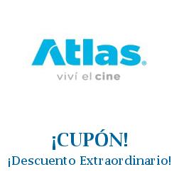 Logo de la tienda Atlas Cines con cupones de descuento