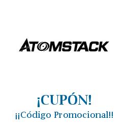 Logo de la tienda AtomStack con cupones de descuento