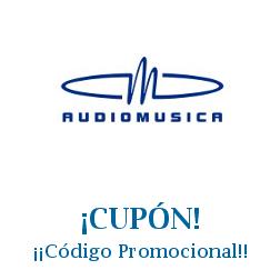 Logo de la tienda Audiomusica con cupones de descuento