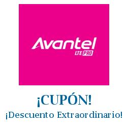 Logo de la tienda Avantel con cupones de descuento