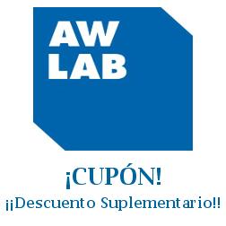 Logo de la tienda AW LAB con cupones de descuento