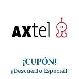 Logo de la tienda Axtel con cupones de descuento