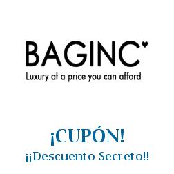 Logo de la tienda Baginc con cupones de descuento