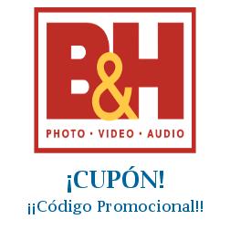 Logo de la tienda B&H Photo con cupones de descuento