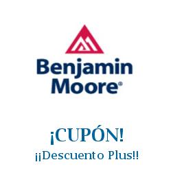 Logo de la tienda Benjamin Moore con cupones de descuento