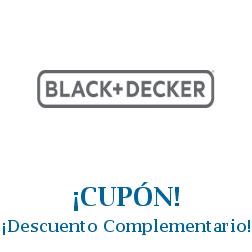 Logo de la tienda Black and Decker con cupones de descuento