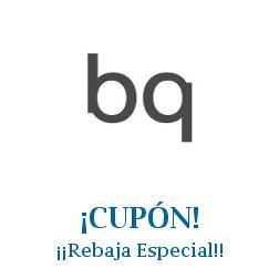 Logo de la tienda BQ con cupones de descuento