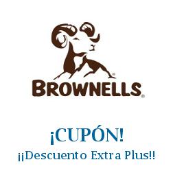 Logo de la tienda Brownells con cupones de descuento