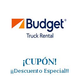 Logo de la tienda Budget Truck Rental con cupones de descuento