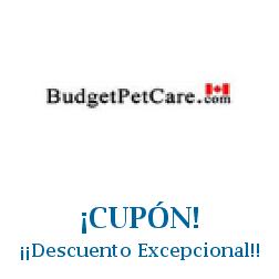 Logo de la tienda BudgetPetCare con cupones de descuento