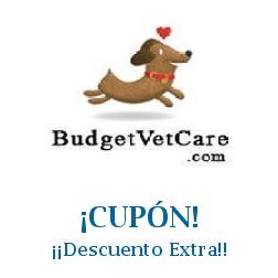 Logo de la tienda BudgetVetCare con cupones de descuento