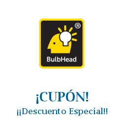 Logo de la tienda BulbHead con cupones de descuento