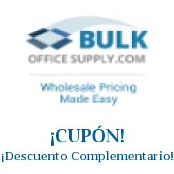 Logo de la tienda Bulk Office Supply con cupones de descuento