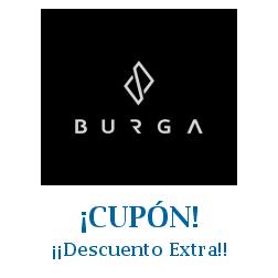 Logo de la tienda BURGA con cupones de descuento