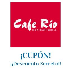 Logo de la tienda Cafe Rio con cupones de descuento