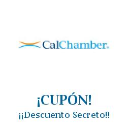 Logo de la tienda CalChamber con cupones de descuento