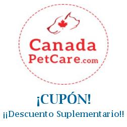 Logo de la tienda CanadaPetCare con cupones de descuento