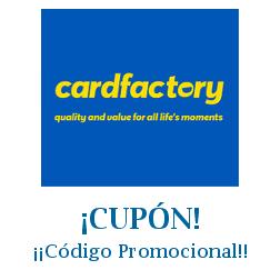 Logo de la tienda Card Factory con cupones de descuento
