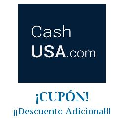 Logo de la tienda CashUSA con cupones de descuento