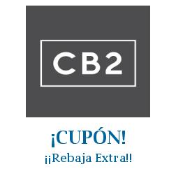 Logo de la tienda CB2 con cupones de descuento