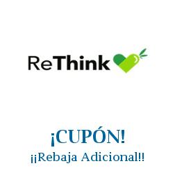 Logo de la tienda CBD ReThink con cupones de descuento