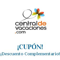 Logo de la tienda Central de Vacaciones con cupones de descuento