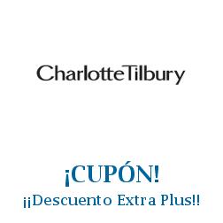 Logo de la tienda Charlotte Tilbury con cupones de descuento