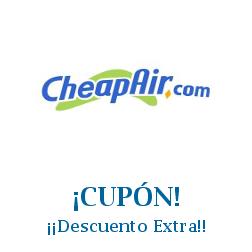 Logo de la tienda CheapAir con cupones de descuento