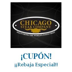 Logo de la tienda Chicago Steak Company con cupones de descuento