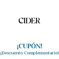 Logo de la tienda Cider con cupones de descuento