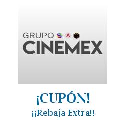 Logo de la tienda Cinemex con cupones de descuento