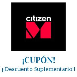 Logo de la tienda CitizenM con cupones de descuento