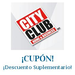 Logo de la tienda City Club con cupones de descuento