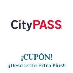 Logo de la tienda CityPASS con cupones de descuento