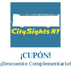 Logo de la tienda CitySights NY con cupones de descuento