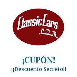 Logo de la tienda ClassicCars con cupones de descuento