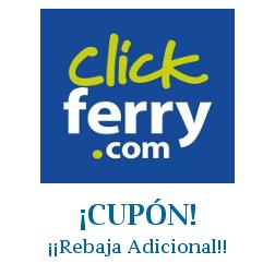 Logo de la tienda Clickferry con cupones de descuento