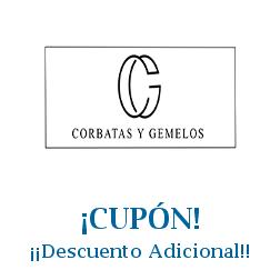 Logo de la tienda Corbatas Y Gemelos con cupones de descuento