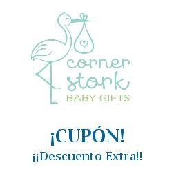 Logo de la tienda Corner Stork Baby Gifts con cupones de descuento