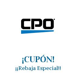 Logo de la tienda CPO Outlets con cupones de descuento