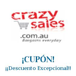 Logo de la tienda Crazy Sales con cupones de descuento