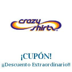 Logo de la tienda Crazy Shirts con cupones de descuento