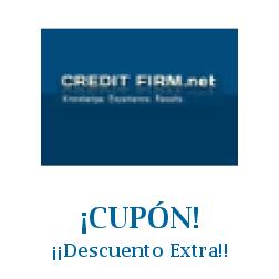 Logo de la tienda Credit Firm con cupones de descuento