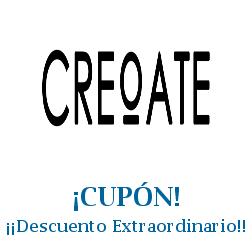 Logo de la tienda Creoate con cupones de descuento