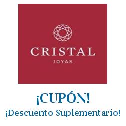 Logo de la tienda Cristal Joyas con cupones de descuento