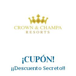 Logo de la tienda Crown and Champa con cupones de descuento